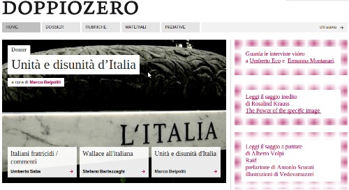 Doppiozero: editoria di qualità sul web