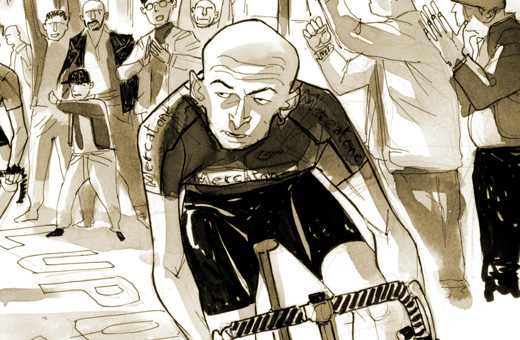 Gli ultimi giorni di Marco Pantani: un fumetto sul campione del ciclismo