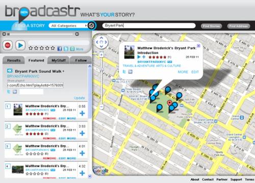 Broadcastr Beta: un progetto da tenere d'occhio