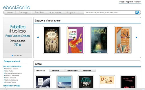 EbookVanilla: store per titoli rari