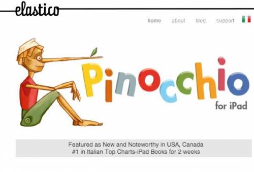 Pinocchio diventa interattivo: da oggi su App Store