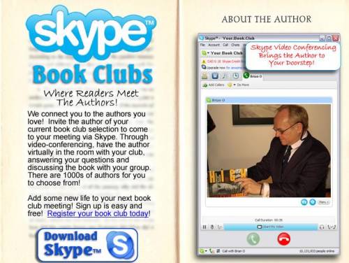 Skype Book Club: gli autori partecipano al club (virtuale) dei lettori 