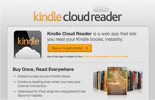 Amazon aggira la Apple con Kindle Cloud Reader