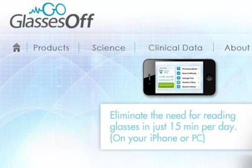 GlassesOff: una App per migliorare la vista dei lettori degli eBooks