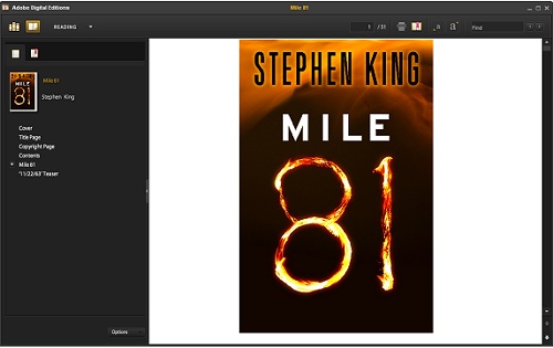 Stephen King sceglie l'ebook con Miglio '81