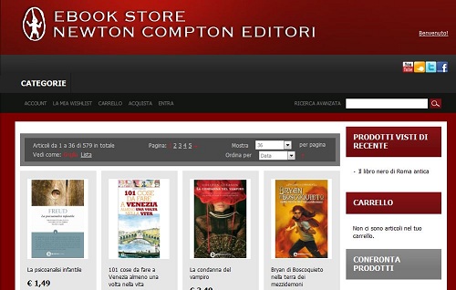 Apre l'ebook store della Newton&Compton