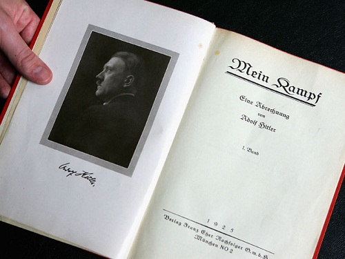 Mein Kampf: copyright vieta la pubblicazione 