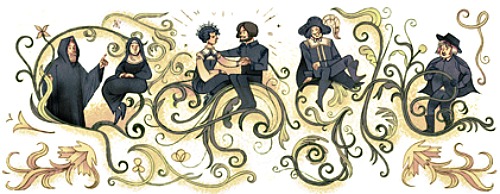 Il Doodle di Google per I promessi sposi