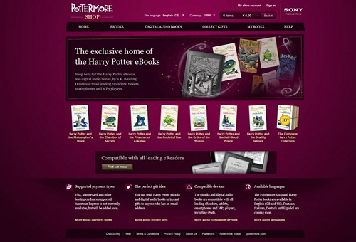 Harry Potter, ebook: vendute un milione e mezzo di copie in tre giorni
