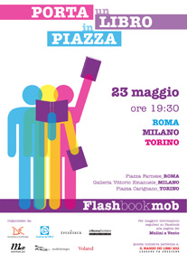 Flash mob conclusivo del Maggio dei libri: il 23 maggio "Porta un libro in piazza"