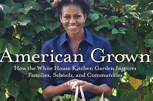 michelle obama racconta orto libro