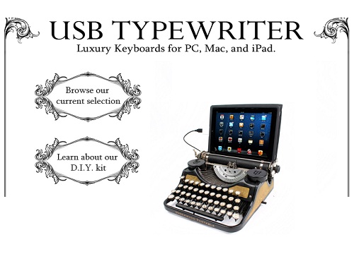 USB Typewriter: la macchina da scrivere moderna