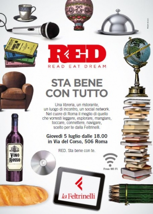 RED Feltrinelli apre oggi a Roma