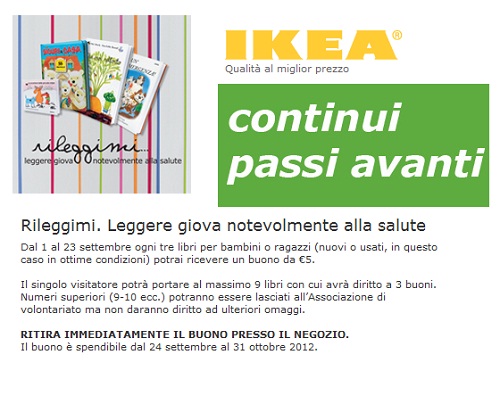 Rileggimi, l'iniziativa Ikea per i libri per ragazzi