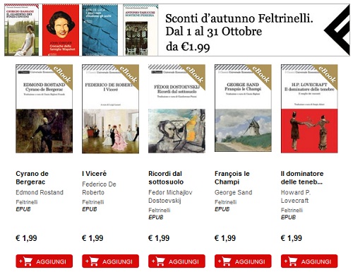 Ebook low cost: le offerte Feltrinelli