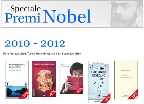 Premio Nobel per la Letteratura: i romanzi in offerta