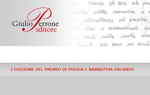 Concorso letterario Orlando, Giulio Perrone Editore