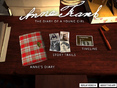 Il diario di Anna Frank: l'app per iPad
