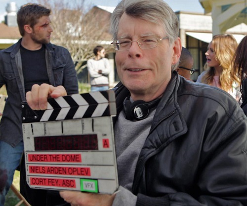 Stephen King sul set di "Under the dome": foto