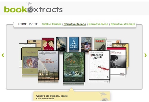 BookExtracts, libri in anteprima gratis on line