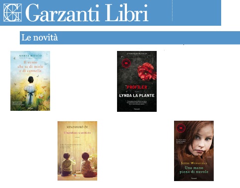 Garzanti Libri, le nuove uscite in libreria