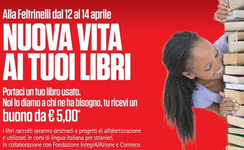 Buono spesa gratis per chi consegna un libro a LaFeltrinelli