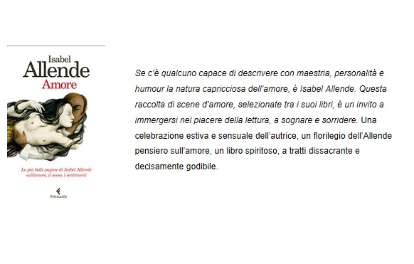 Amore, Isabel Allende
