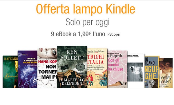 Ebook low cost a 1,99 su Amazon, offerta lampo